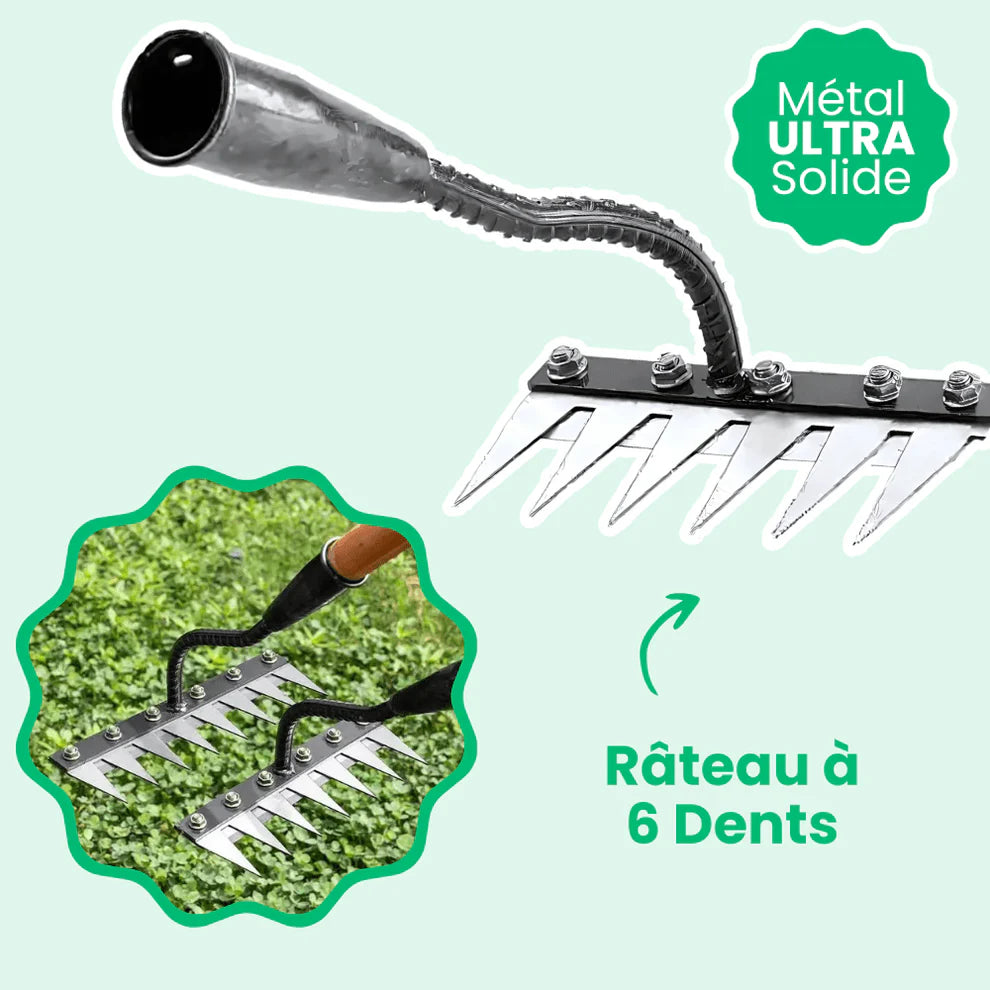 Râteau Désherbant  Renforcé Par Une Lame