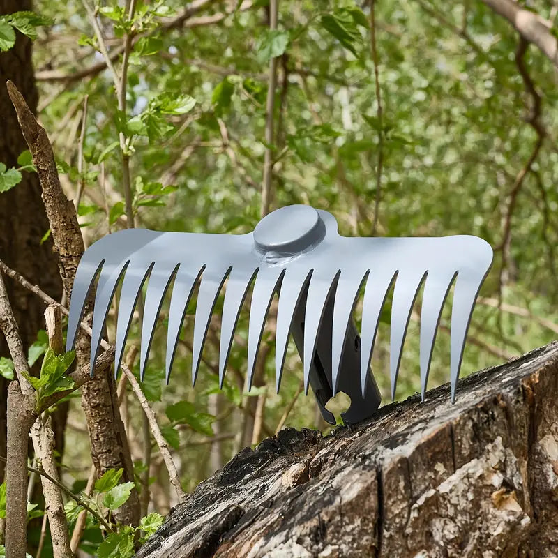 Tête de râteau en acier